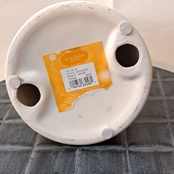 ST. NICHOLAS SQUARE "BLESSING FOR ALL" CERAMIC TREE DECOR - NWT - Picture 10 of 12